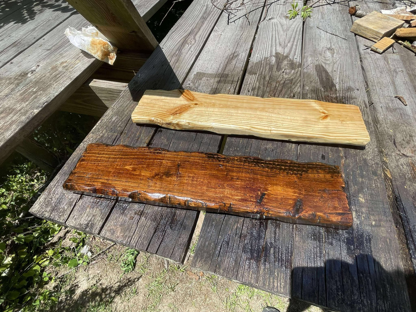 Handcrafted Wooden Shelves